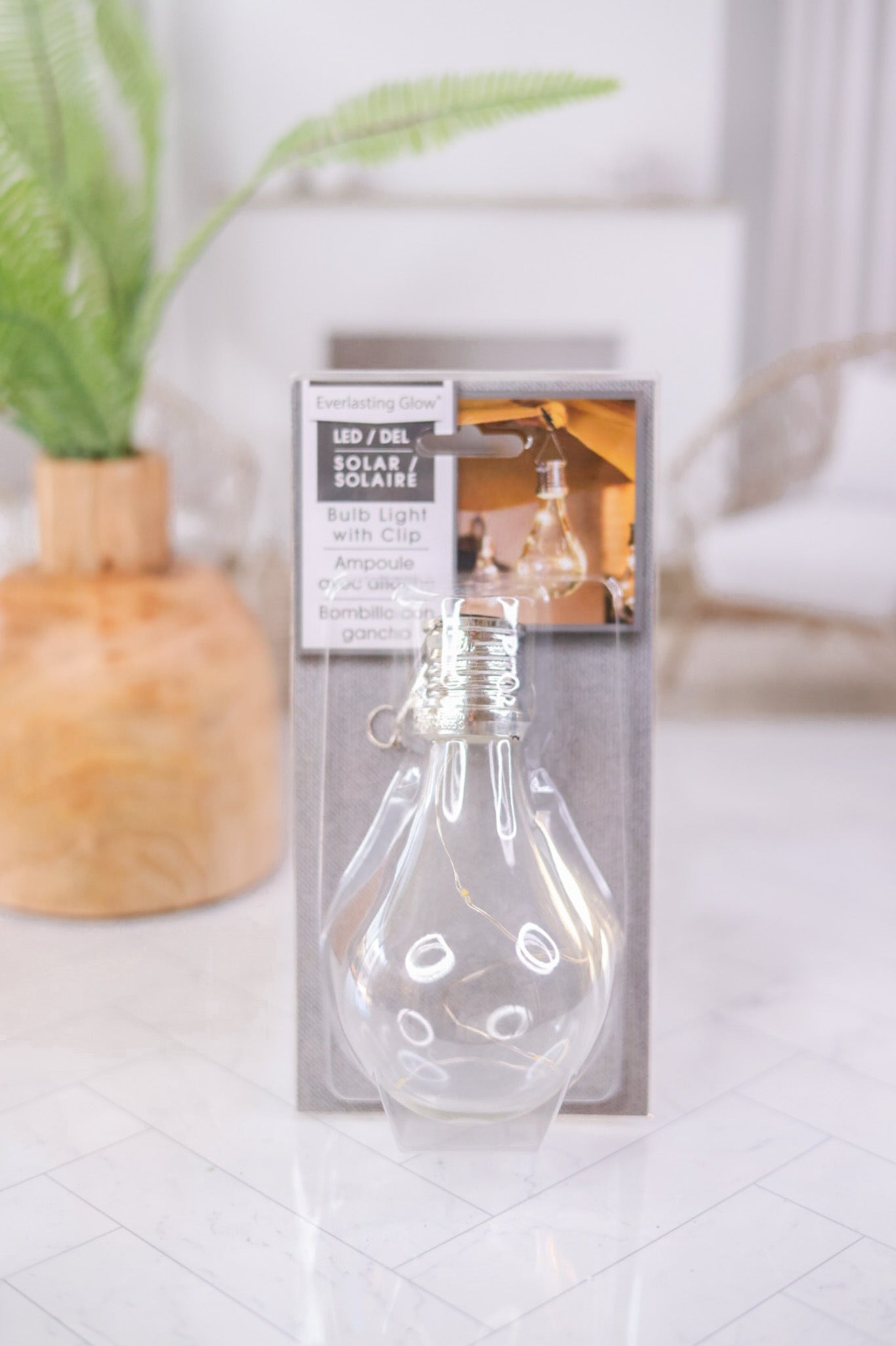 Solar Light Bulb - Whiskey Skies - GERSON COMPANIES