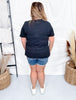 Solid Cotton V - Neck Short Sleeve Top (8 Colors) - Whiskey Skies - ANDREE BY UNIT