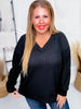 Solid Long Sleeve V - Neckline Tunic Top (4 Colors) - Whiskey Skies - ANDREE BY UNIT