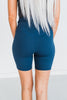 Solid Navy Biker Shorts - Whiskey Skies - JESS LEA