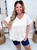 Solid Navy Biker Shorts - Whiskey Skies - JESS LEA