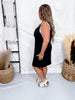 Solid Sleeveless Ribbed Dress W/ Embroidered Stitching Details (8 Colors) - Whiskey Skies - DEAR SCARLETT