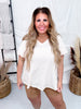Solid Tan Biker Shorts - Whiskey Skies - JESS LEA