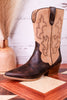 Somebody's Problem Espresso And Sand Cowboy Boots - Whiskey Skies - CORKYS FOOTWEAR
