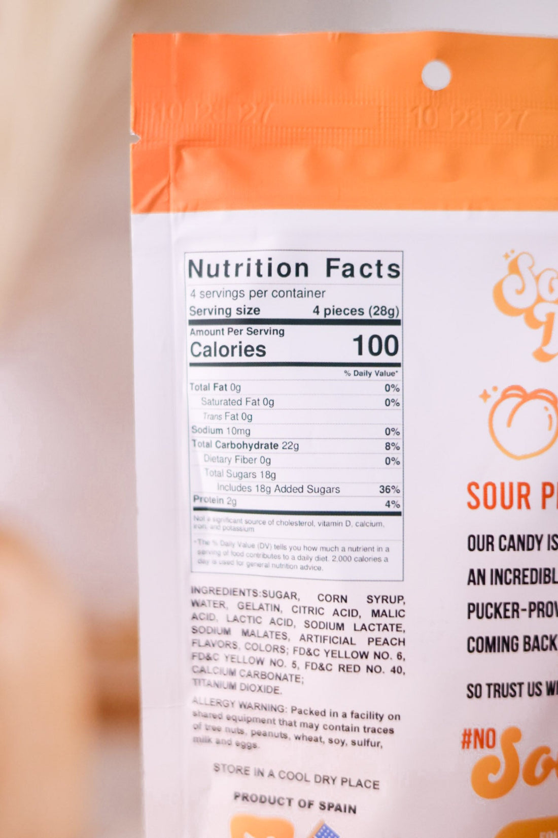 Sour Tooth Peach Rings - Whiskey Skies - SOUR TOOTH