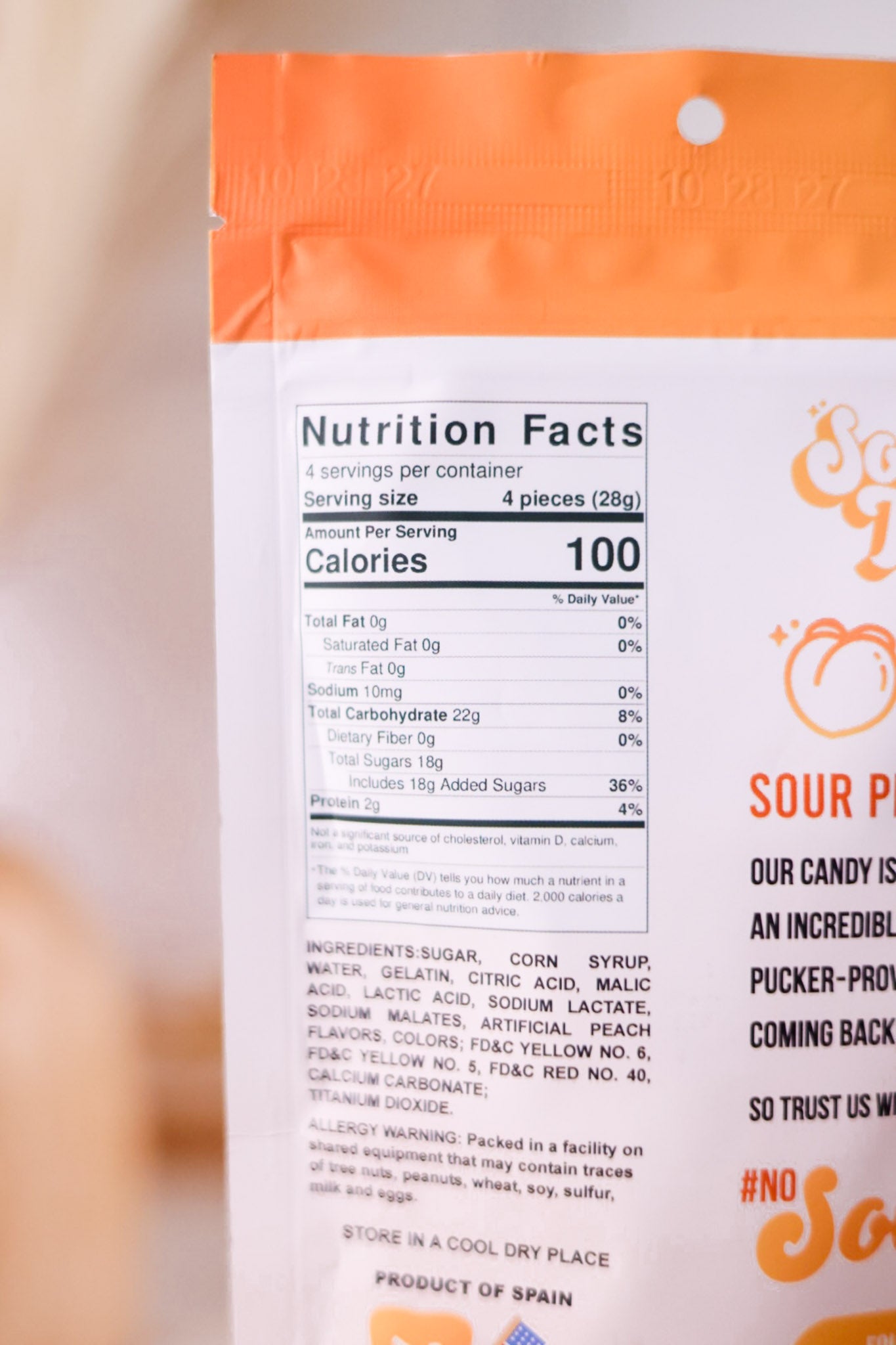 Sour Tooth Peach Rings - Whiskey Skies - SOUR TOOTH