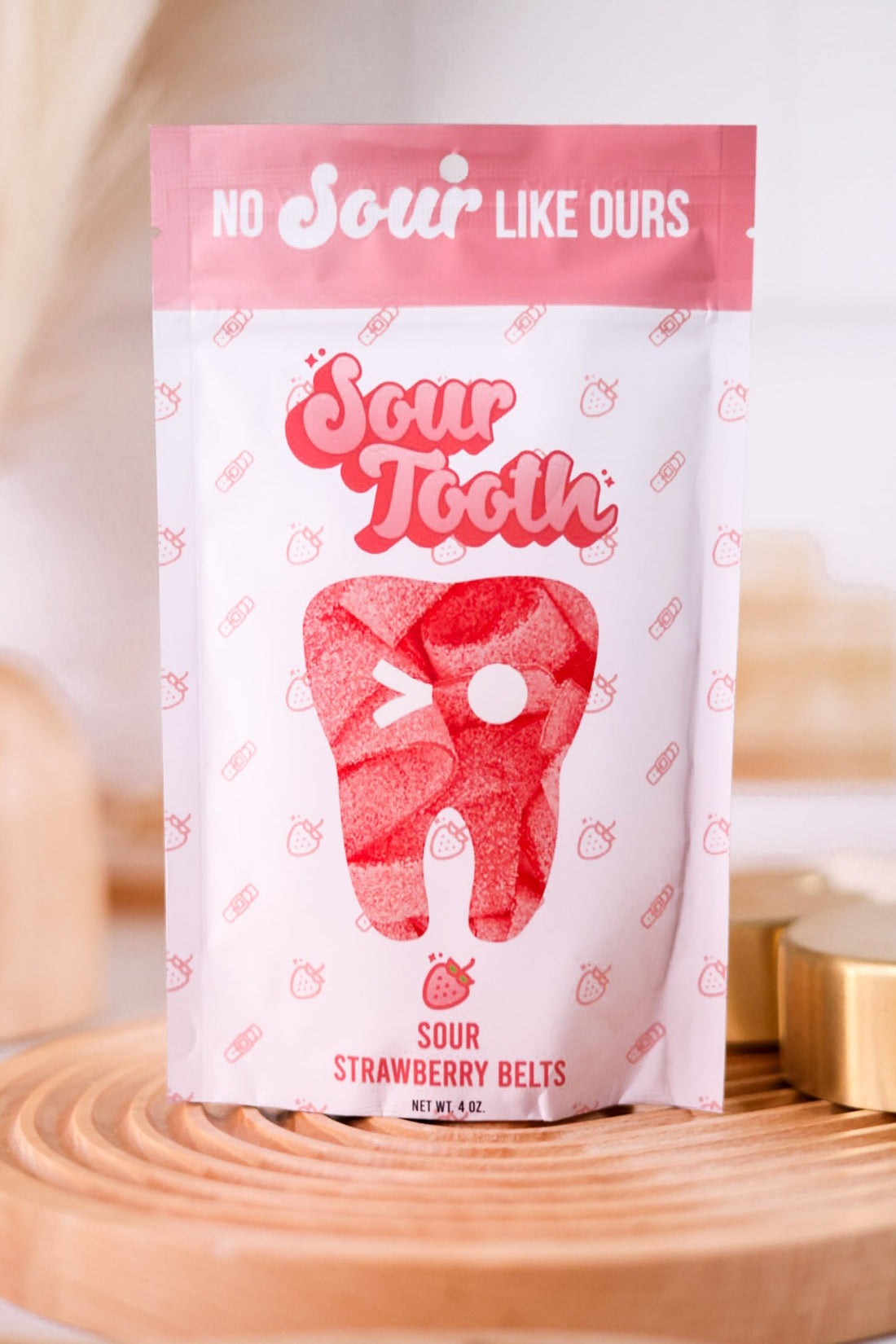 Sour Tooth Strawberry Belts - Whiskey Skies - SOUR TOOTH