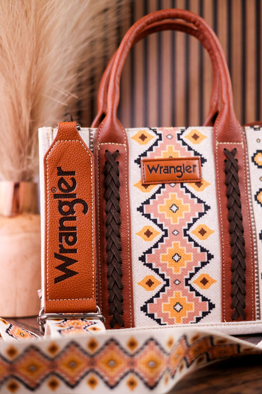 Southwest Patterned Wrangler Concealed Carry Tote - Whiskey Skies - MONTANA WEST