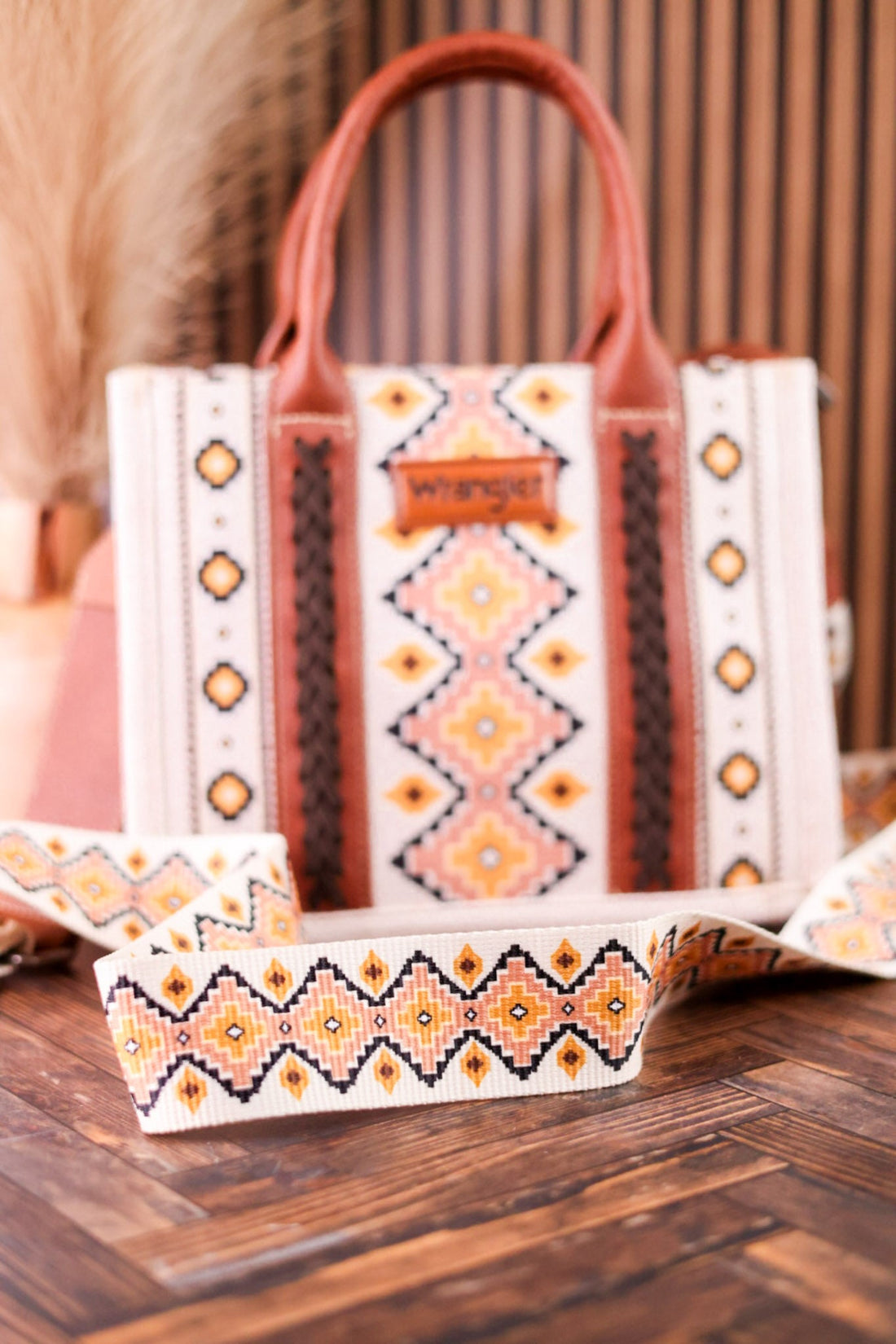 Southwest Patterned Wrangler Concealed Carry Tote - Whiskey Skies - MONTANA WEST