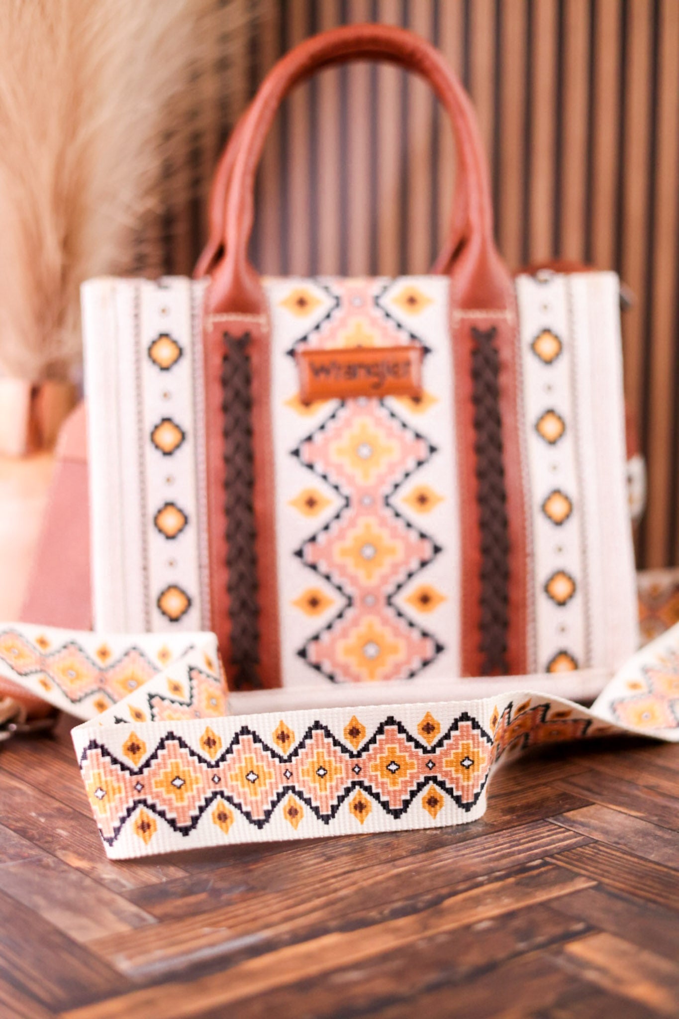 Southwest Patterned Wrangler Concealed Carry Tote - Whiskey Skies - MONTANA WEST