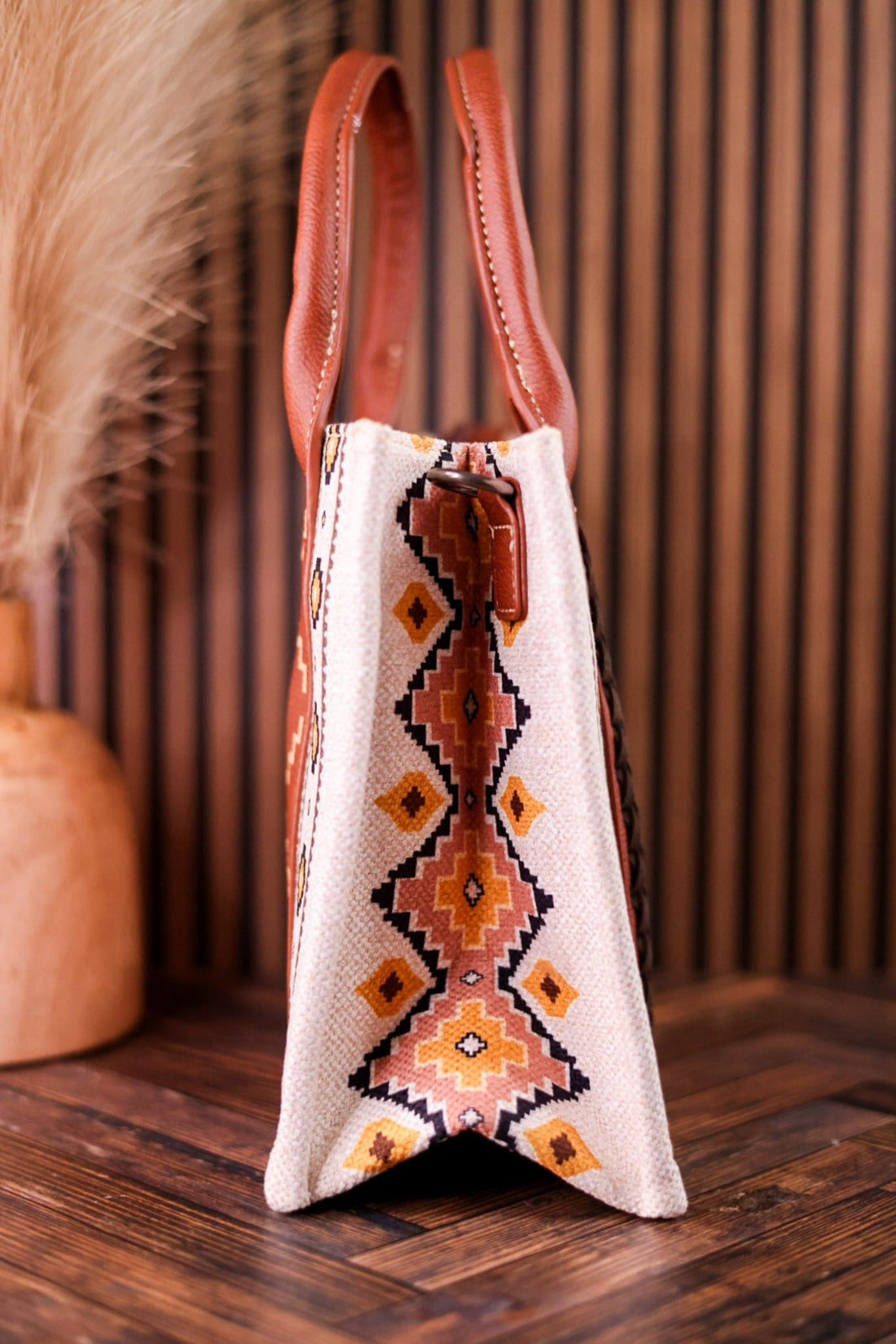 Southwest Patterned Wrangler Concealed Carry Tote - Whiskey Skies - MONTANA WEST