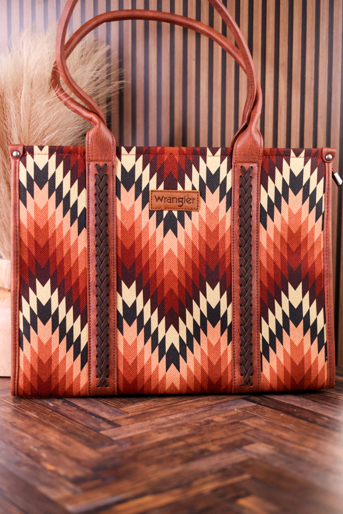 Southwestern Patterned Wrangler Concealed Carry Tote Bag - Whiskey Skies - MONTANA WEST