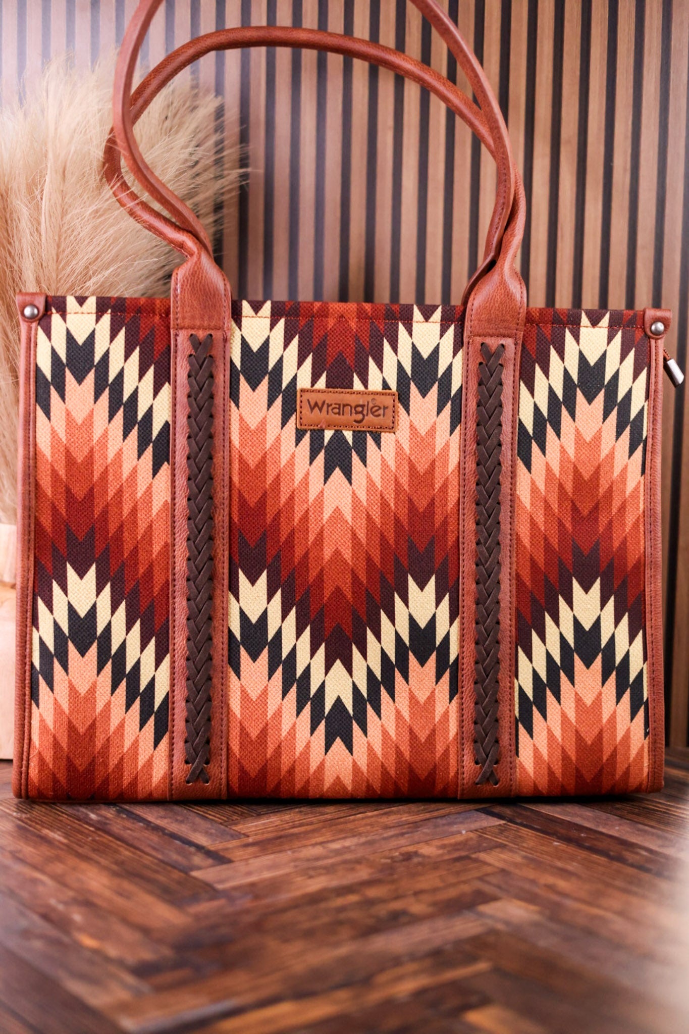 Southwestern Patterned Wrangler Concealed Carry Tote Bag - Whiskey Skies - MONTANA WEST