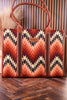 Southwestern Patterned Wrangler Concealed Carry Tote Bag - Whiskey Skies - MONTANA WEST