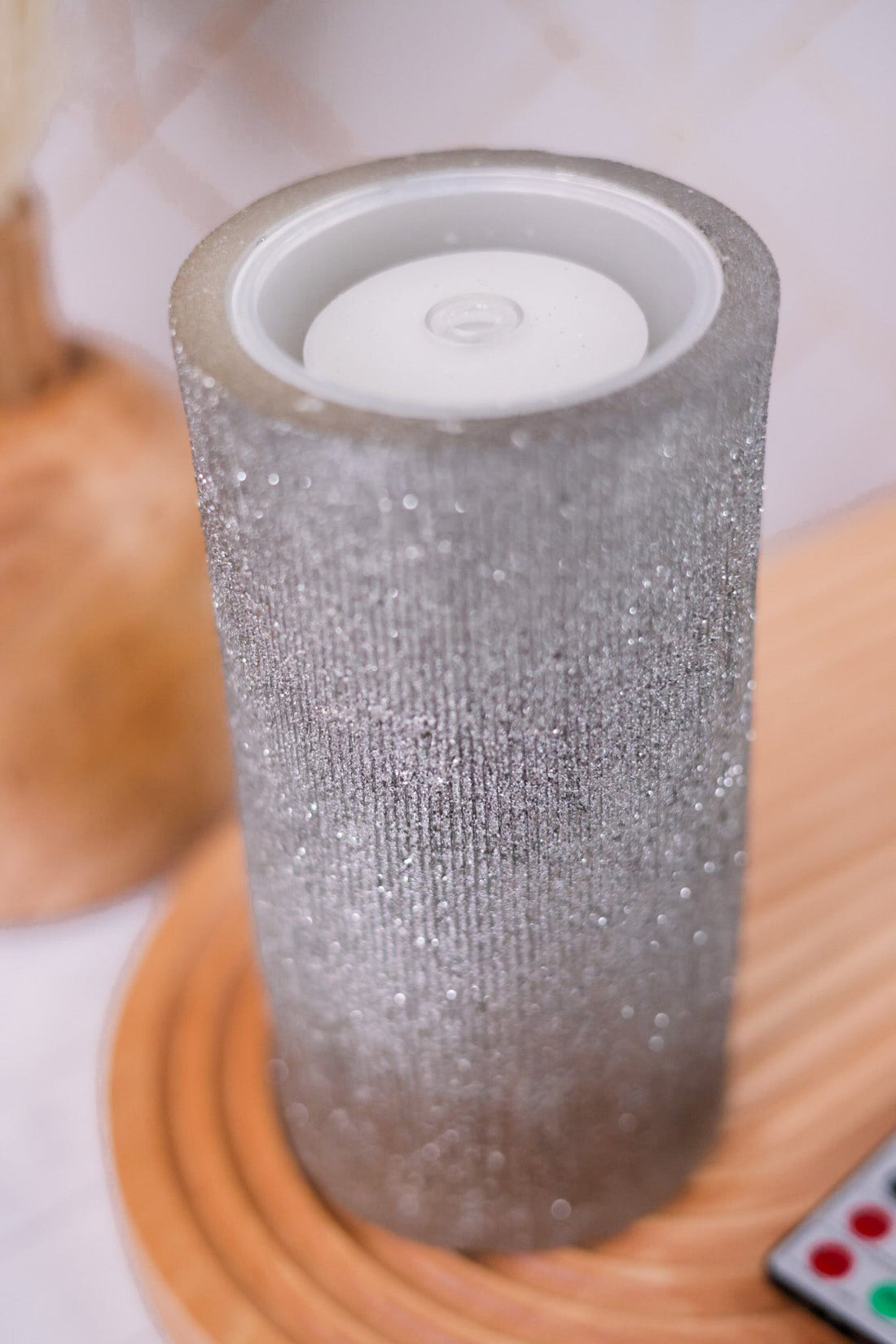 Sparkling Silver Water Wick Candle - Whiskey Skies - 180 DEGREES