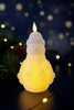 Sparkly Snowman 6" LED Candle - Whiskey Skies - WT COLLECTION