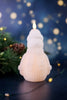 Sparkly Snowman 6" LED Candle - Whiskey Skies - WT COLLECTION