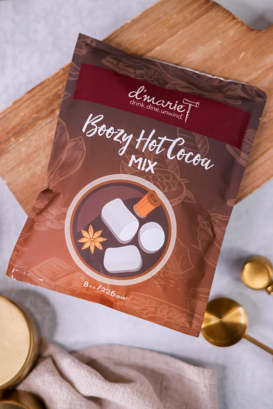 Spiked Hot Beverage Mixes (2 Flavors) - Whiskey Skies - D'MARIE, INC