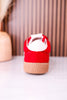 Spoiler Alert Red Faux Suede Sneakers - Whiskey Skies - CORKYS FOOTWEAR