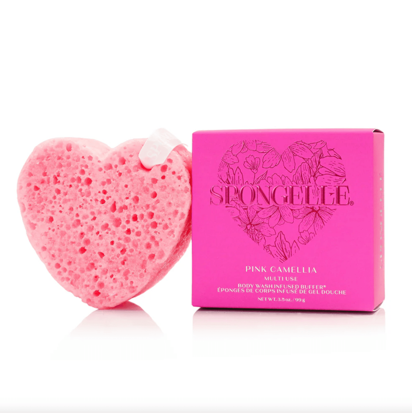 Spongelle Heart Shaped Body Buffers (4 Scents) - Whiskey Skies - SPONGELLE
