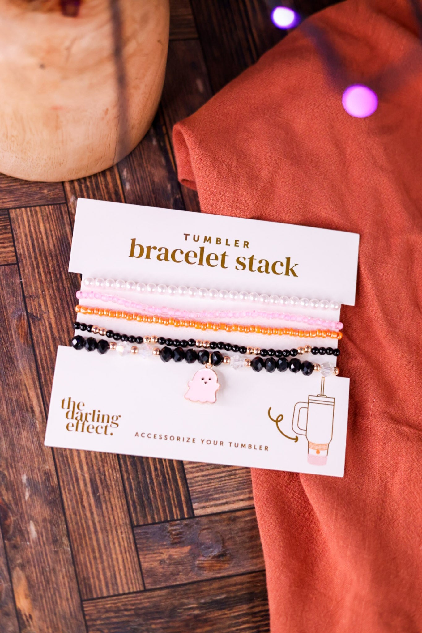 Spook & Sparkle Tumbler Bracelet Stack - Whiskey Skies - THE DARLING EFFECT