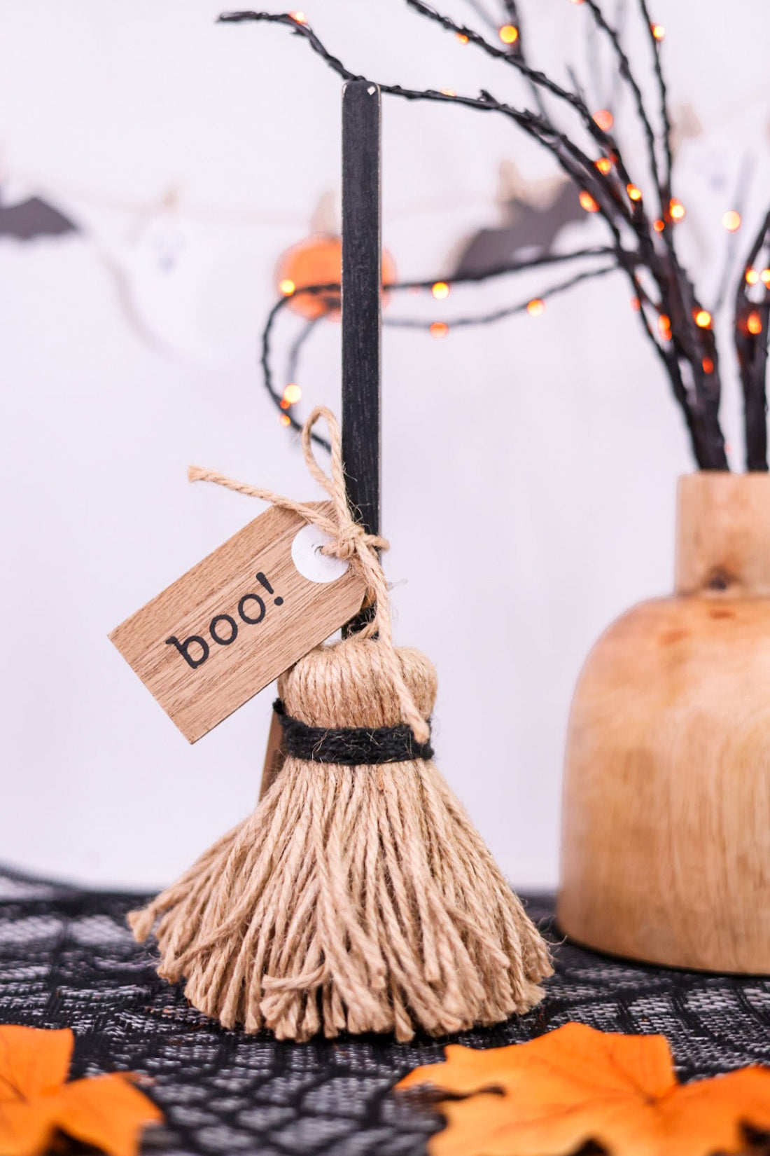 Spooky Broom Tabletop Decor (Three Styles) - Whiskey Skies - TRANSPAC