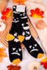 Spooky Faces Fuzzy Crew Socks - Whiskey Skies - CRESCENT SOCK COMPANY