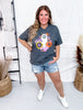 Spooky Groovy Vibes Graphic T-Shirt - Whiskey Skies - SUGAR STITCH