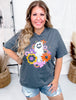 Spooky Groovy Vibes Graphic T-Shirt - Whiskey Skies - SUGAR STITCH