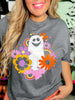 Spooky Groovy Vibes Graphic T-Shirt - Whiskey Skies - SUGAR STITCH