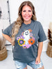 Spooky Groovy Vibes Graphic T-Shirt - Whiskey Skies - SUGAR STITCH