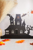 Spooky House Magnetic Decor W/ Wood Base - Whiskey Skies - ROEDA STUDIO