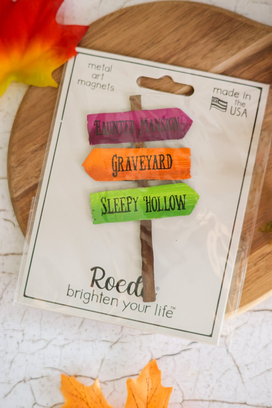 Spooky Signpost Magnet - Whiskey Skies - ROEDA STUDIO