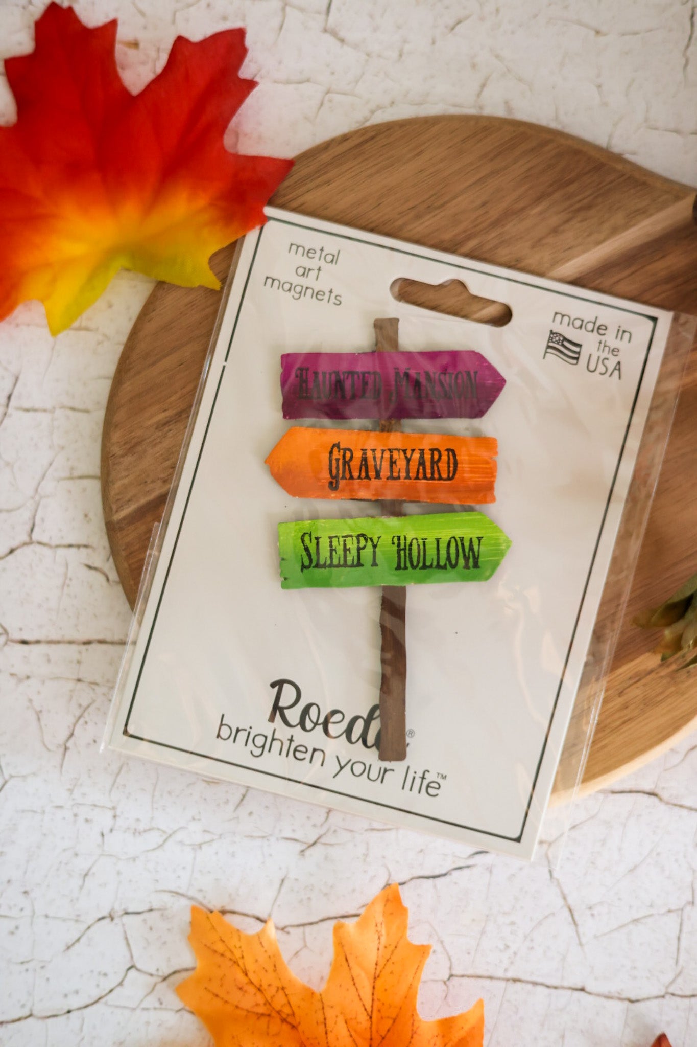 Spooky Signpost Magnet - Whiskey Skies - ROEDA STUDIO