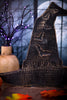 Spooky Wooden Witch Hat (2 Sizes) - Whiskey Skies - WT COLLECTION