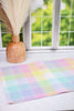 Spring Blossom Plaid Linen Placemat - Whiskey Skies - C & F ENTERPRISES