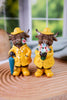 Spring Showers Resin Highland Cow Figurines (2 Styles) - Whiskey Skies - GERSON COMPANIES
