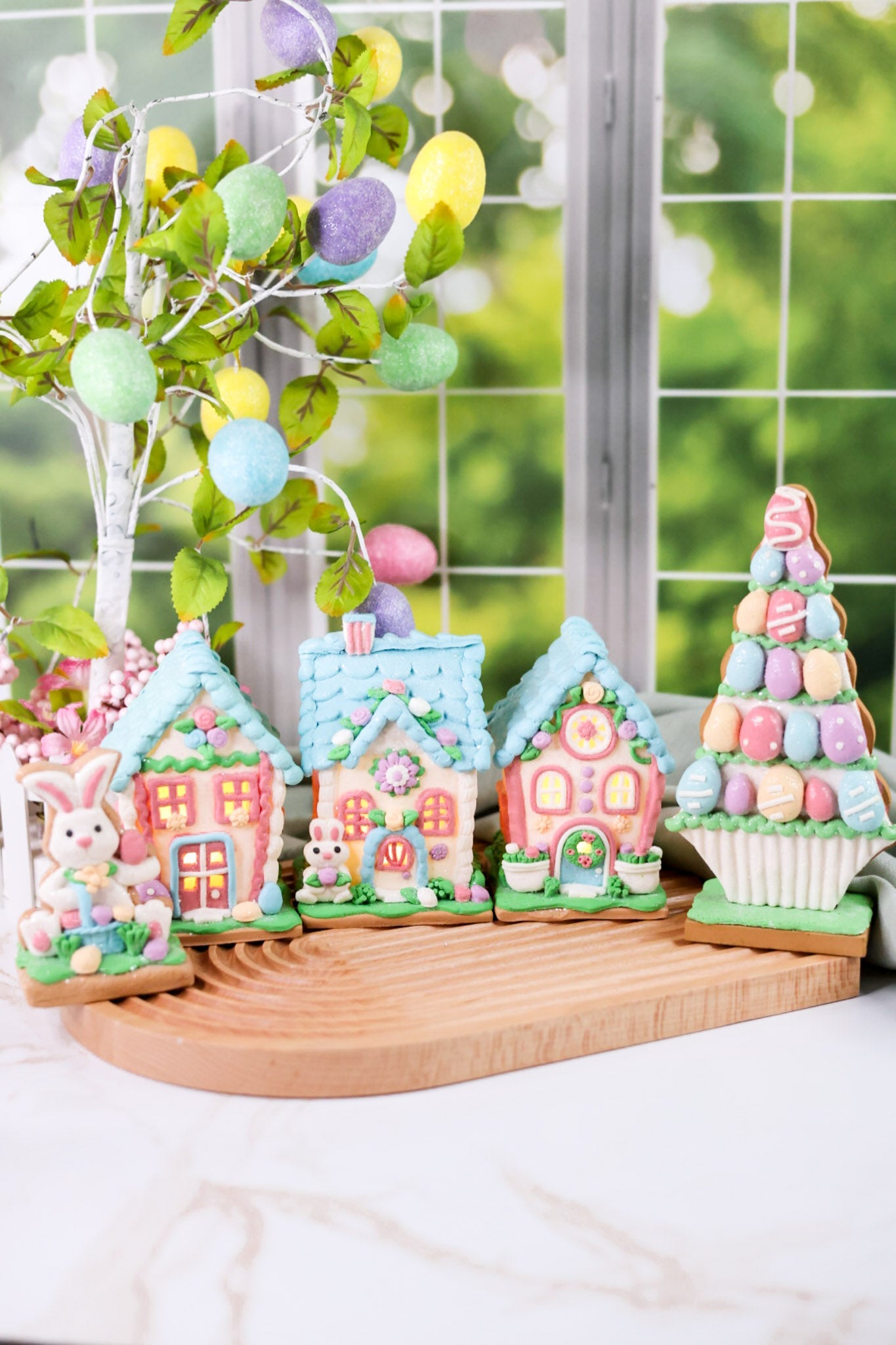 Springtime Clay Gingerbread Tabletop Decor (5 Styles) - Whiskey Skies - RAZ IMPORTS
