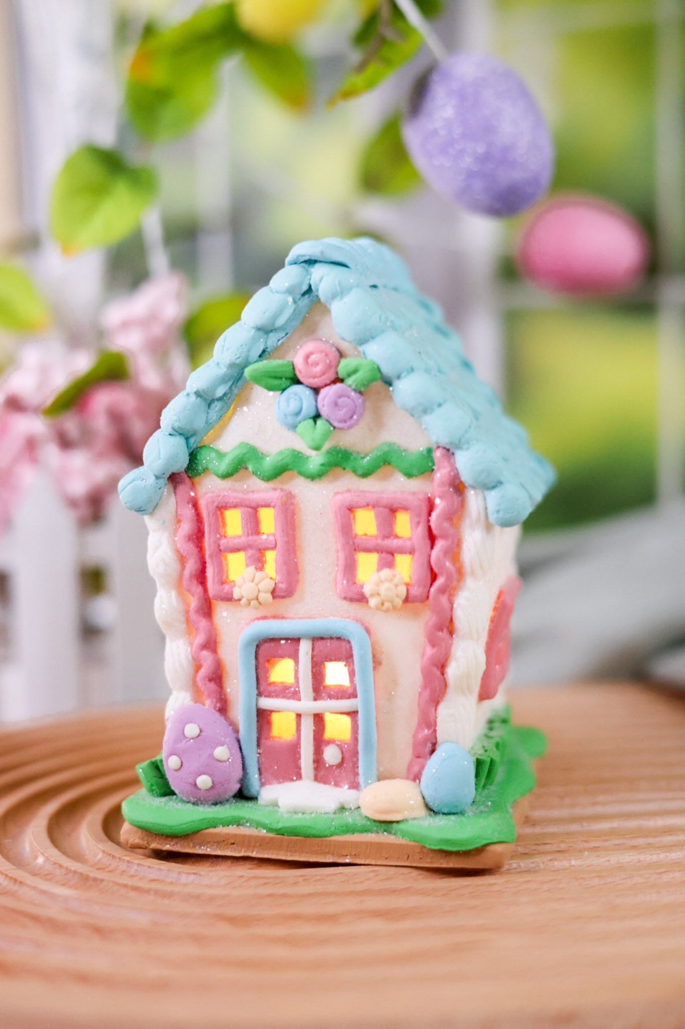 Springtime Clay Gingerbread Tabletop Decor (5 Styles) - Whiskey Skies - RAZ IMPORTS