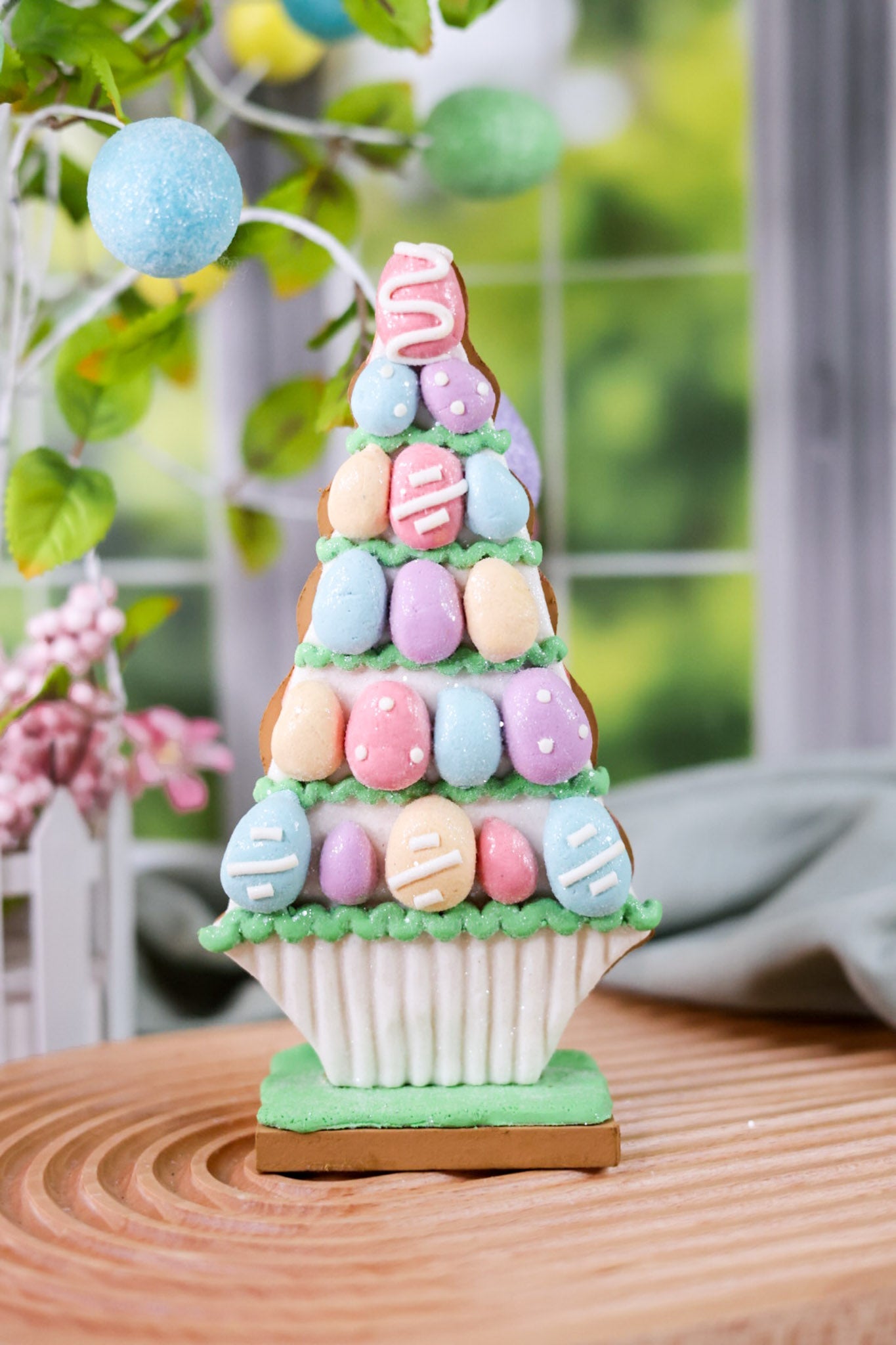 Springtime Clay Gingerbread Tabletop Decor (5 Styles) - Whiskey Skies - RAZ IMPORTS