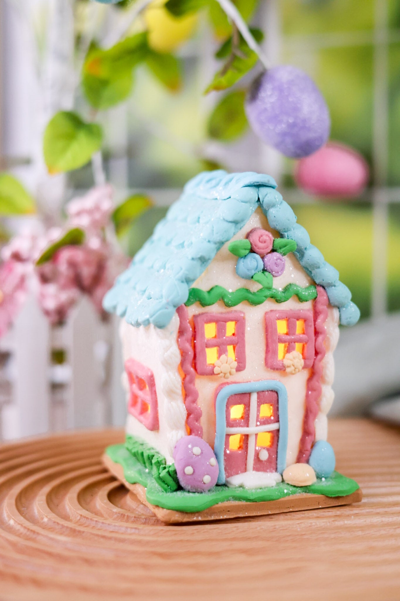 Springtime Clay Gingerbread Tabletop Decor (5 Styles) - Whiskey Skies - RAZ IMPORTS