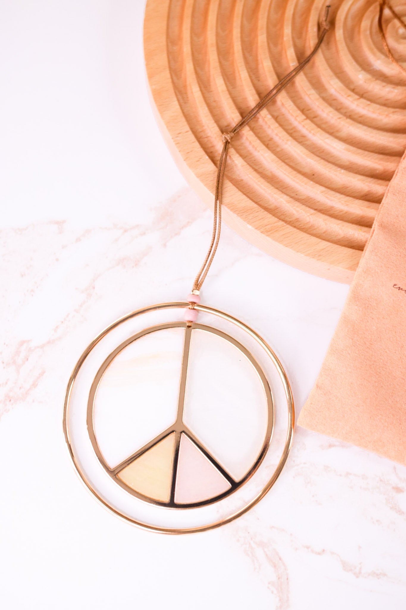 Stained Glass Light Catcher Peace Sign - Whiskey Skies - SCOUT CURATED WEARS