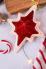 Stained Glass Snowflake Cookie Ornament (2 Colors) - Whiskey Skies - MELROSE INTL