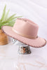 Stiff Fedora With Western Details - Whiskey Skies - SAN DIEGO HAT COMPANY