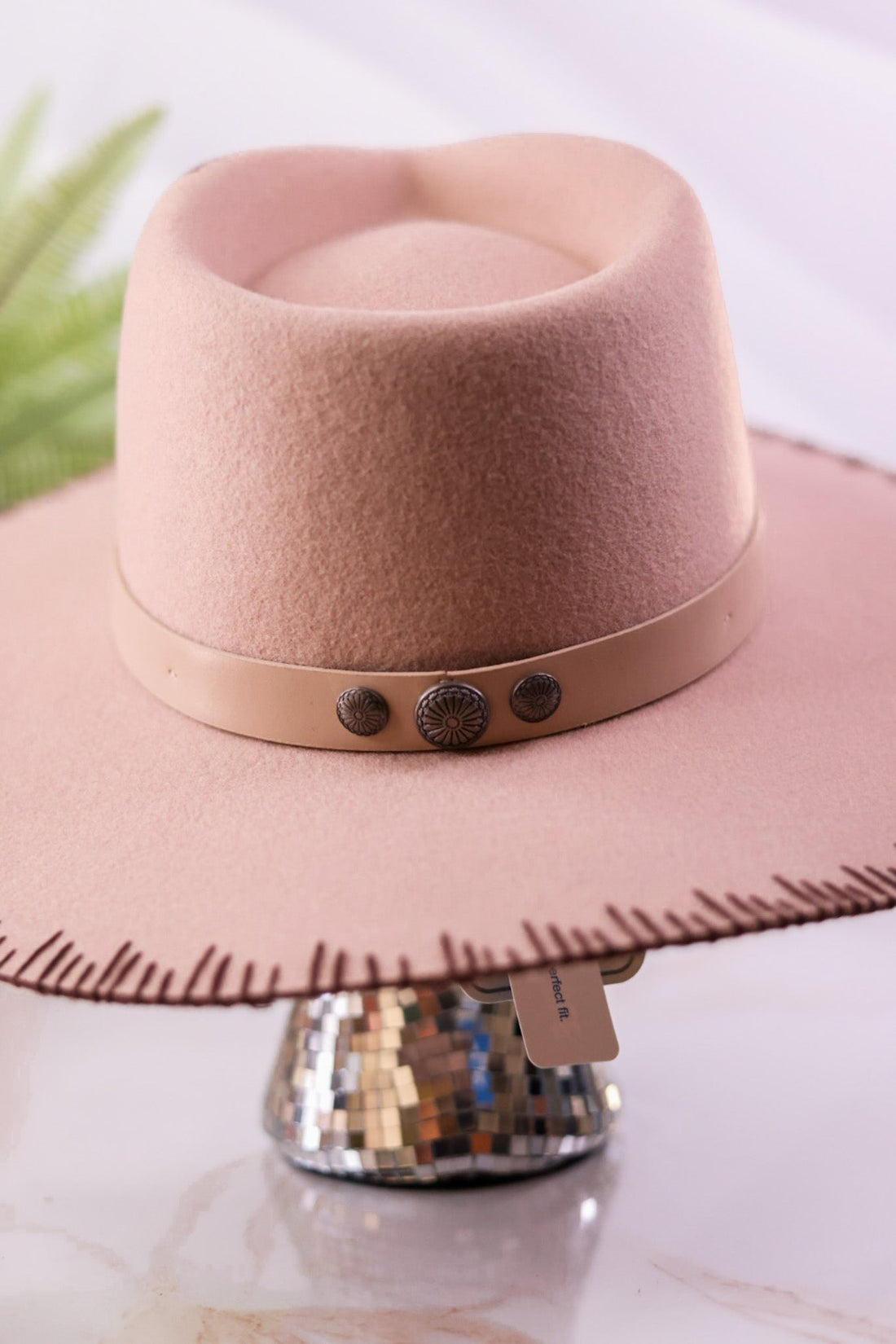 Stiff Fedora With Western Details - Whiskey Skies - SAN DIEGO HAT COMPANY