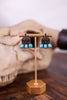 Stitched In Stone Earrings - Whiskey Skies - STERLING KREEK