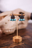Stitched In Stone Earrings - Whiskey Skies - STERLING KREEK