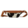 Stratton Ridge Leather & Hairon Waist Pack - Whiskey Skies - KHEMCHAND HANDICRAFT