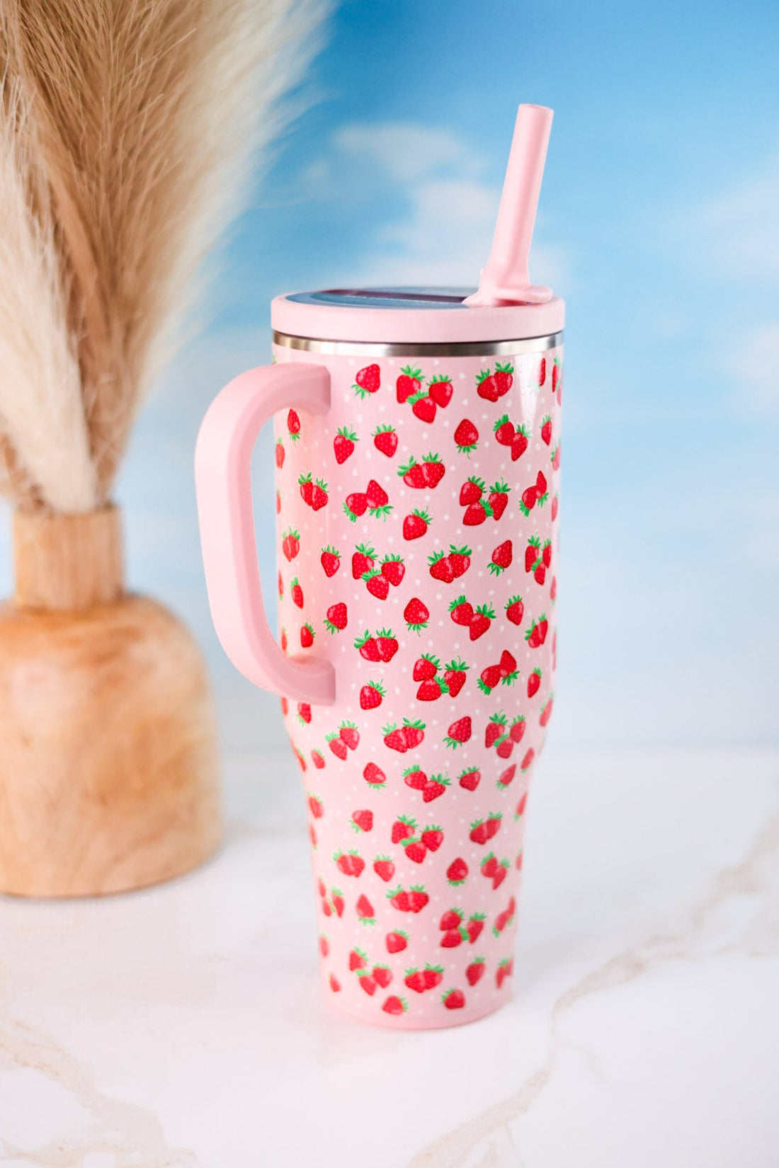 Strawberry Shortcake 40oz Mega Mug - Whiskey Skies - SWIG LIFE