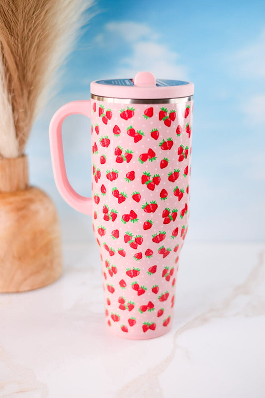 Strawberry Shortcake 40oz Mega Mug - Whiskey Skies - SWIG LIFE